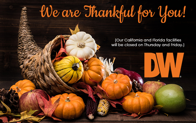 We are Thankful for You!